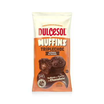 MUFFINS DE CACAO RELLENOS...