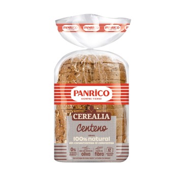 PAN DE MOLDE CENTENO 100%...