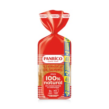 PAN DE MOLDE 100% NATURAL...