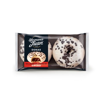 DONAS RELLENAS CACAO 2U
