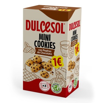 MINI COOKIES CON PEPITAS DE...